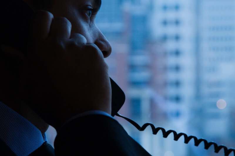 Man talking on the phone