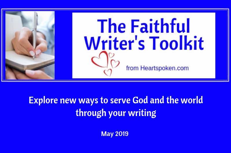 May 2019 Faithful Writers Tookit blog graphic