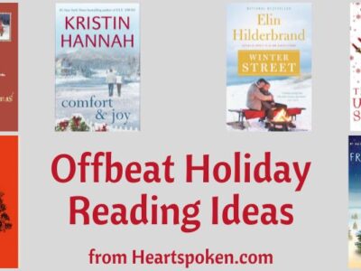 Book covers for offbeat holiday reading ideas