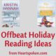 Book covers for offbeat holiday reading ideas