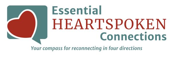 Banner image for the "Essential HEARTSPOKEN Connection" newsletter showing that name and the Heartspoken logo